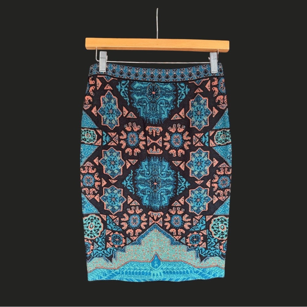 NWT PERUVIAN CONNECTION Fatima Pencil Skirt Pima Cotton Knit S
